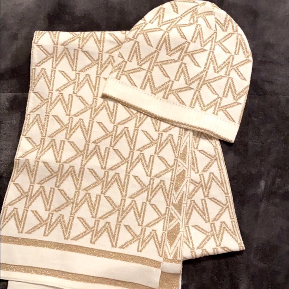 Michael Kors scarf and hat